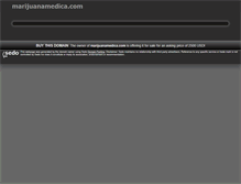 Tablet Screenshot of marijuanamedica.com